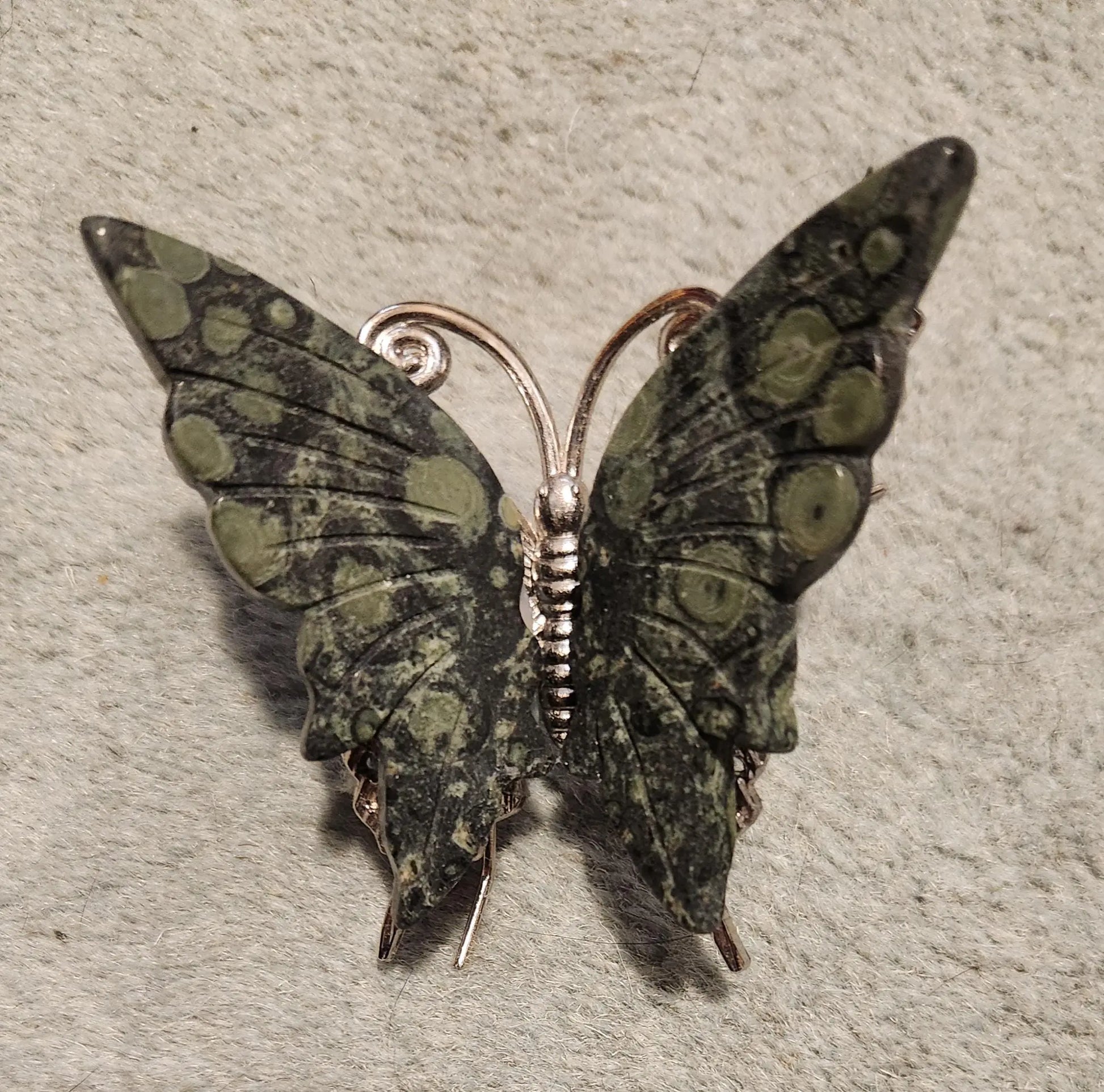 Carved Crystal Butterfly, Etsy