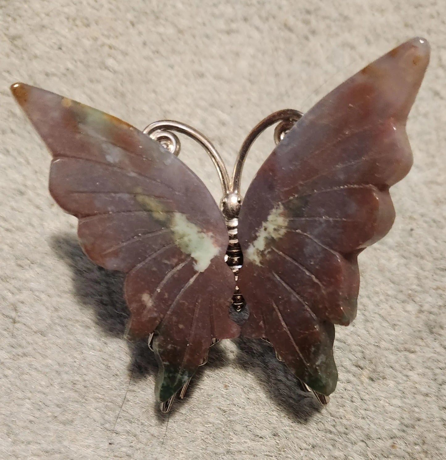 Carved Crystal Butterfly, Etsy