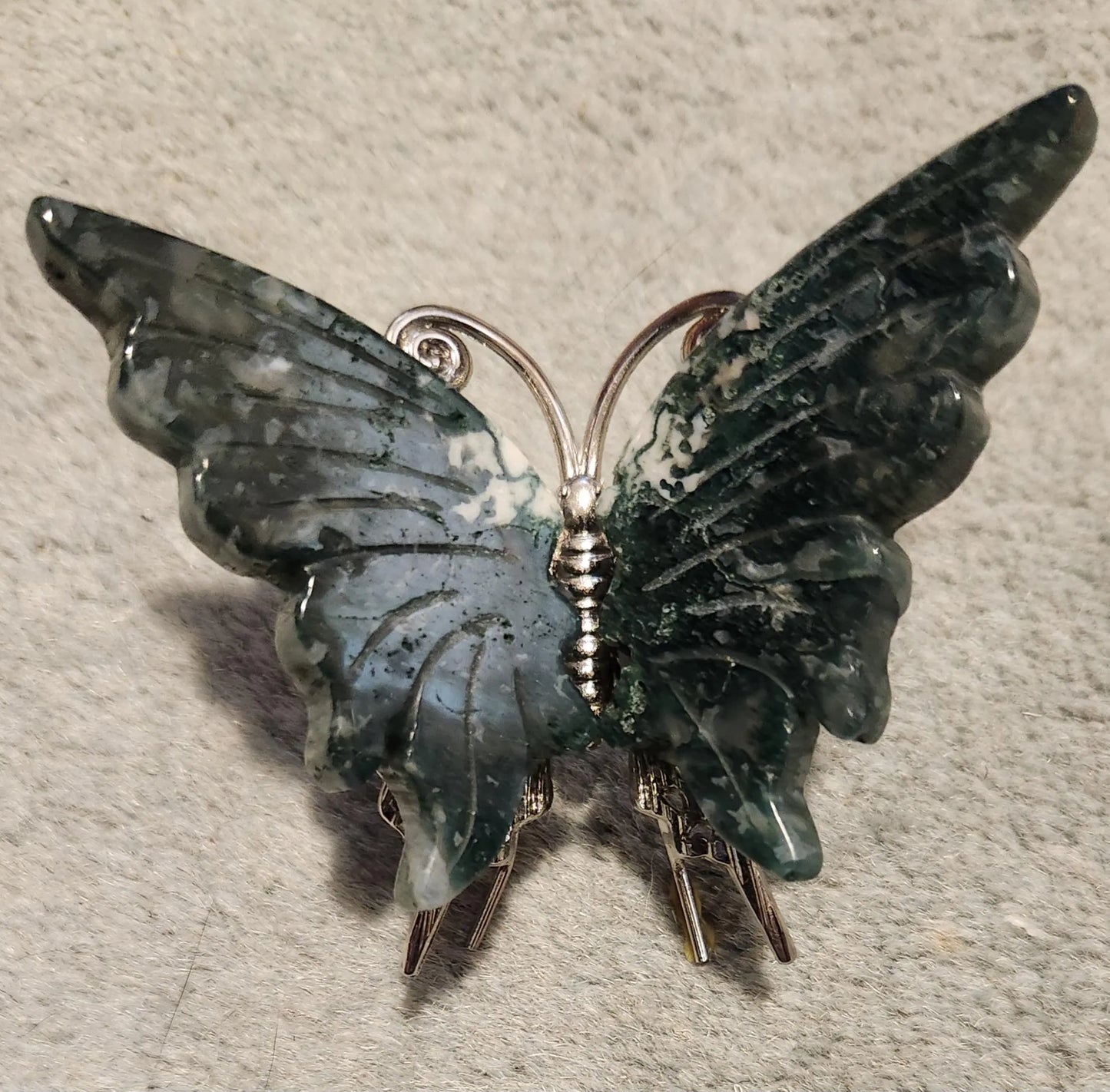Carved Crystal Butterfly, Etsy