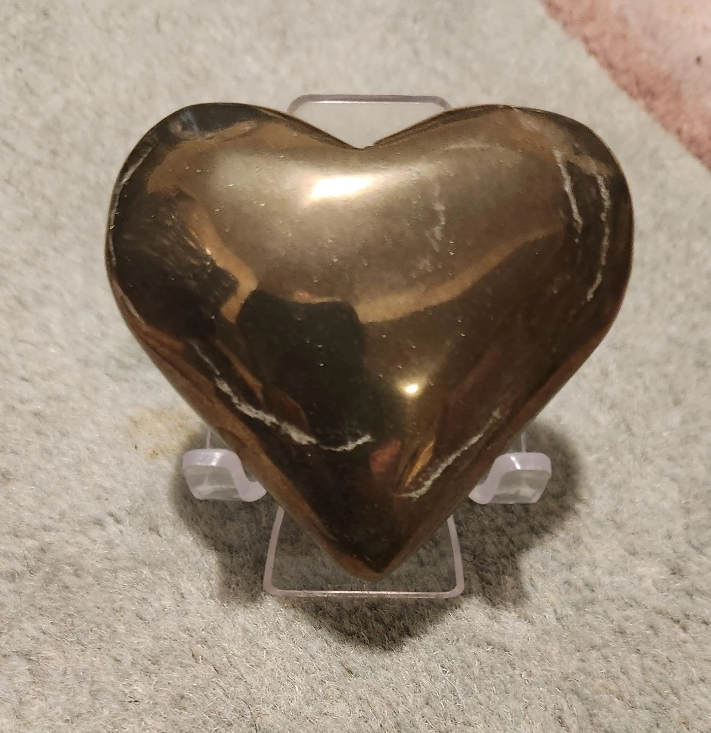Pyrite Hearts, Beautiful Fools Gold, Carved Hearts, 2.5" wide and 5.5-6.6OZ, Protection Stone,Iron Sulfide Mineral with a Metallic Luster Etsy