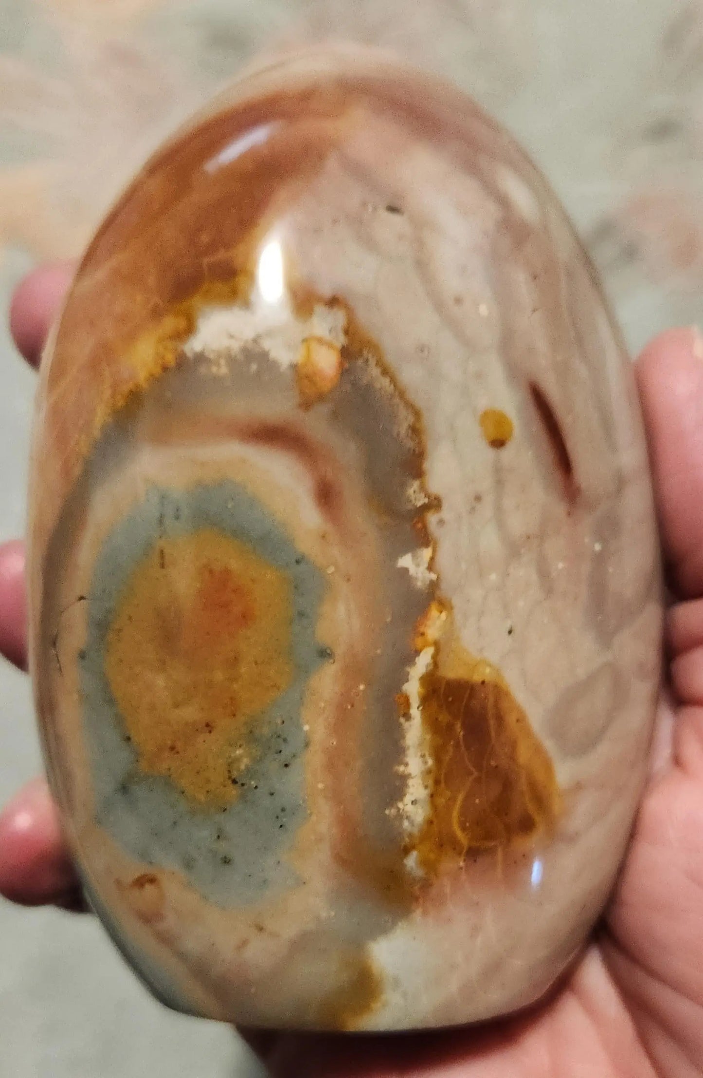 Polychrome Jasper Freeform, Desert Jasper Freeform, Earth Tones, Home Decor, Madagascar Jasper, Reduces Stress, Southwestern Decor Etsy