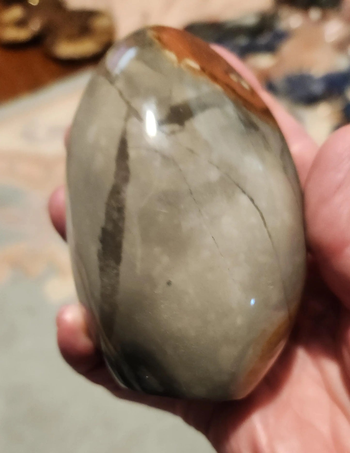 Polychrome Jasper Freeform, Desert Jasper Freeform, Earth Tones, Home Decor, Madagascar Jasper, Reduces Stress, Southwestern Decor Etsy
