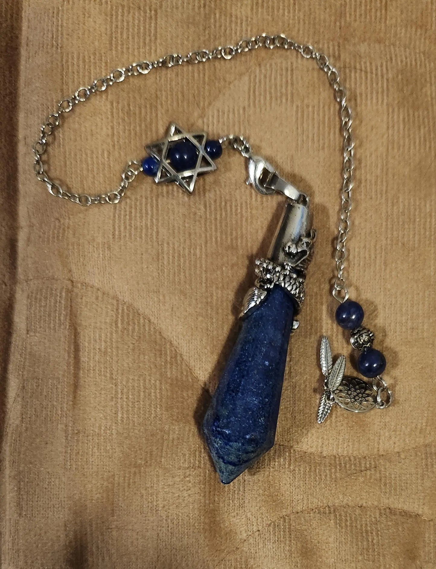 Divination Crystal Pendulums - Natural Heart & Throat Chakra Healing, Spiritual Gifts, Dragon Wrap for Dowsing Etsy