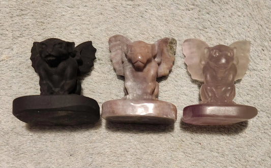 Carved Crystal Gargoyle Etsy