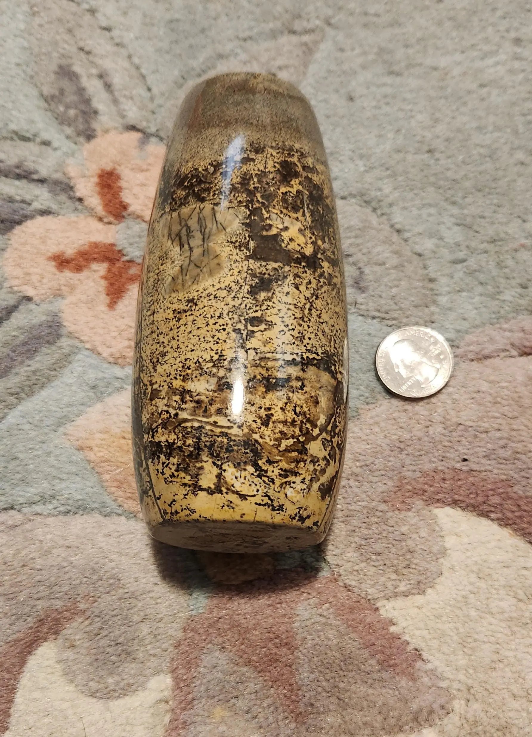 Landscape Jasper Vase: Natural Stone Home Decor, Grounding Gift Etsy