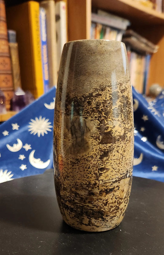 Landscape Jasper Vase: Natural Stone Home Decor, Grounding Gift Etsy