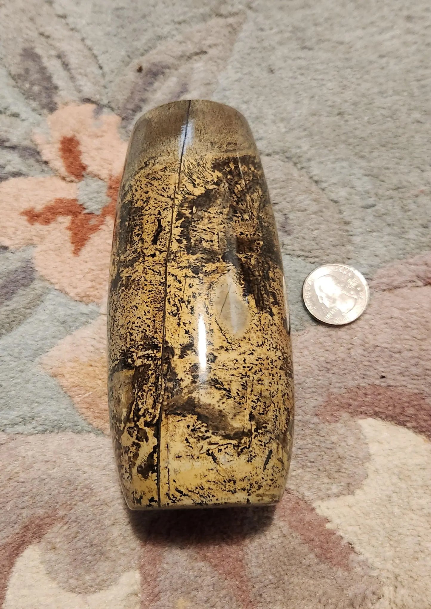 Landscape Jasper Vase: Natural Stone Home Decor, Grounding Gift Etsy
