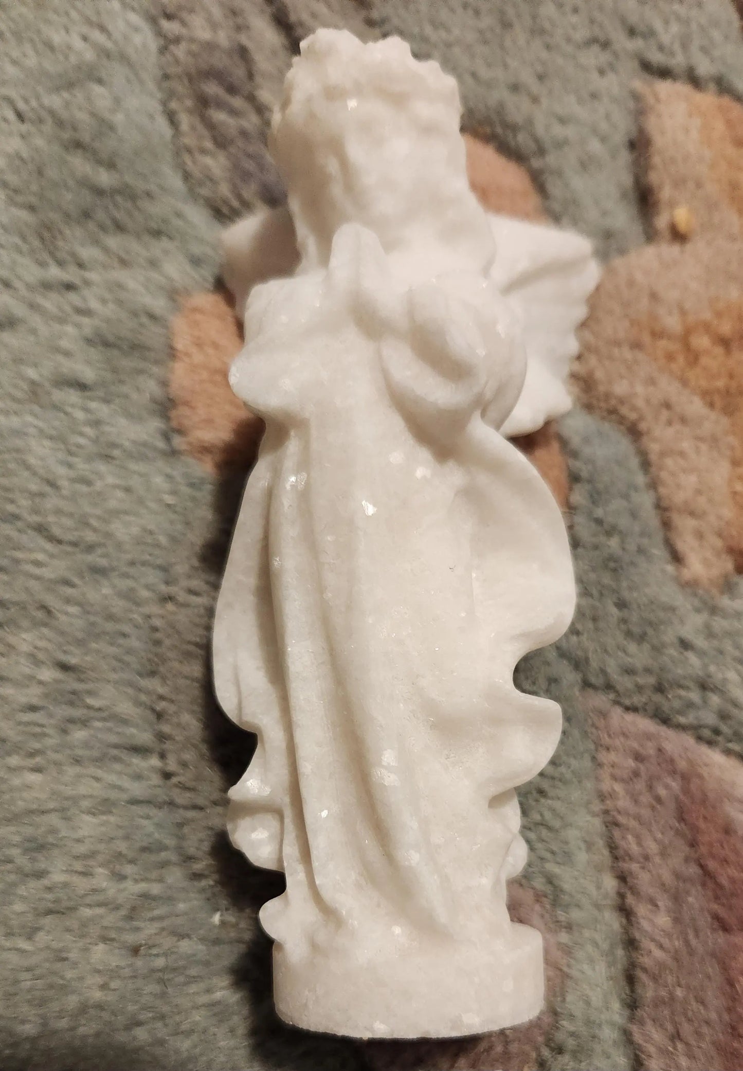 White Jade Carved Baby Angel with Wings. Glittering Snowflake Ice Jade, Purity, Serenity, and Peaceful Relationships Etsy