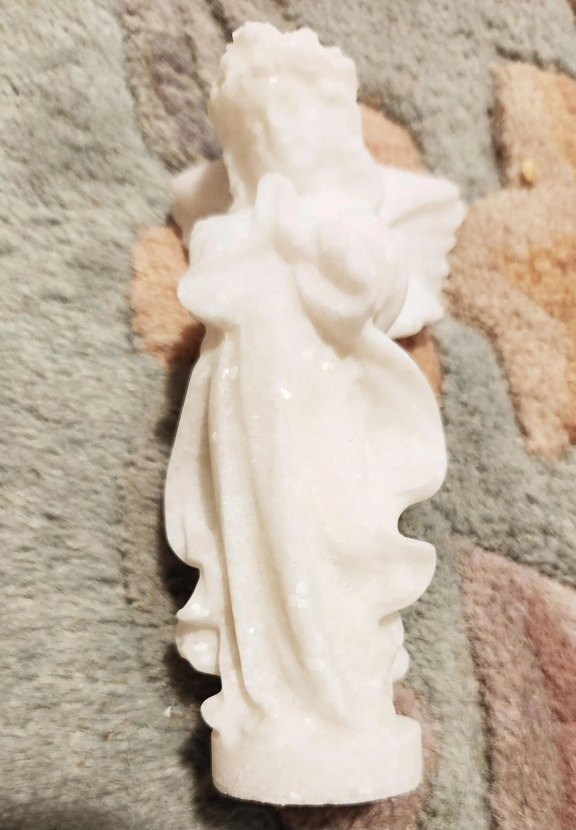 White Jade Carved Baby Angel with Wings. Glittering Snowflake Ice Jade, Purity, Serenity, and Peaceful Relationships Etsy