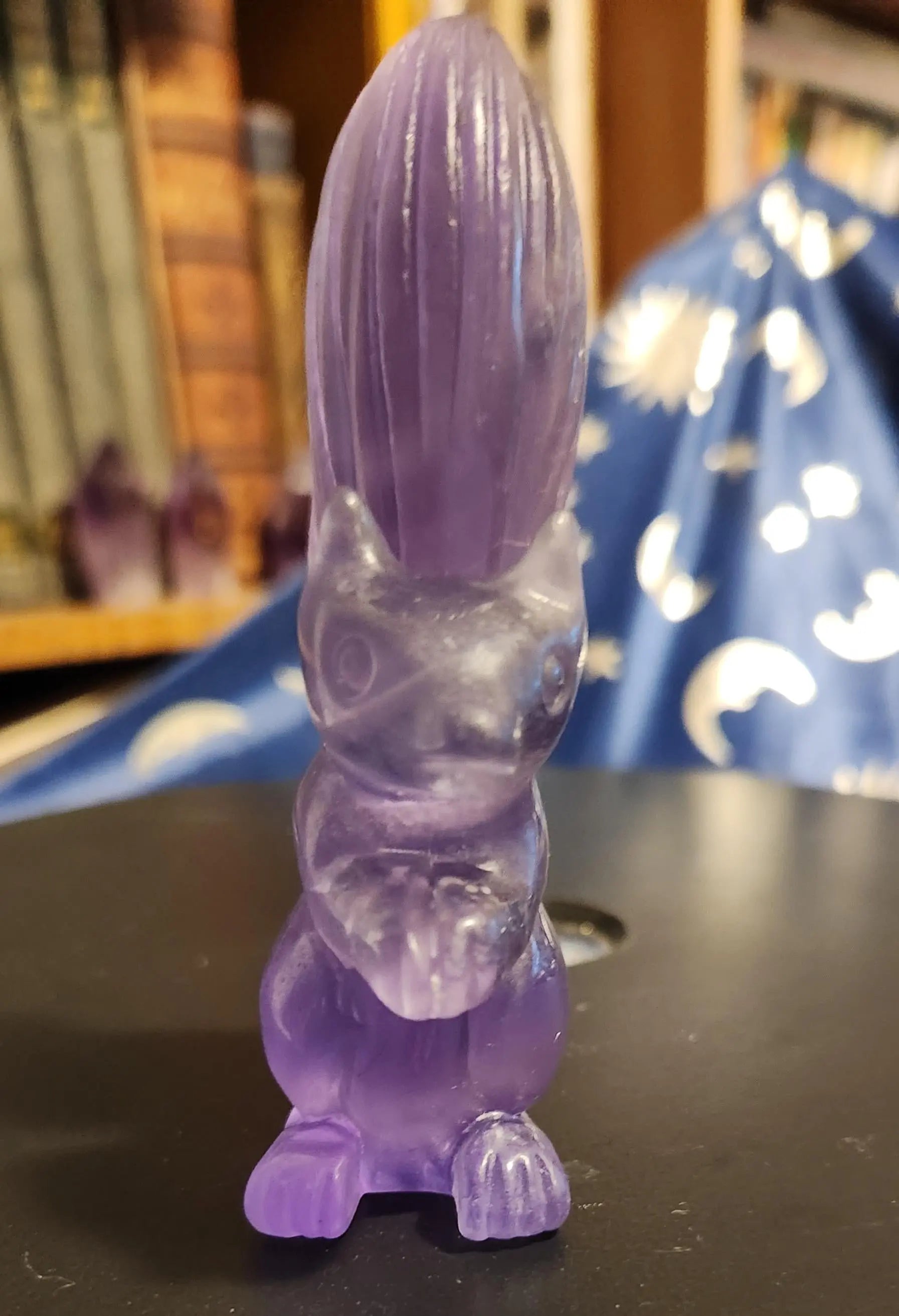 Carved Purple Fluorite Squirrel, Purple Squirrel, Playful Squirrel, Abundance,  Vibrant Color, Genius Stone Etsy