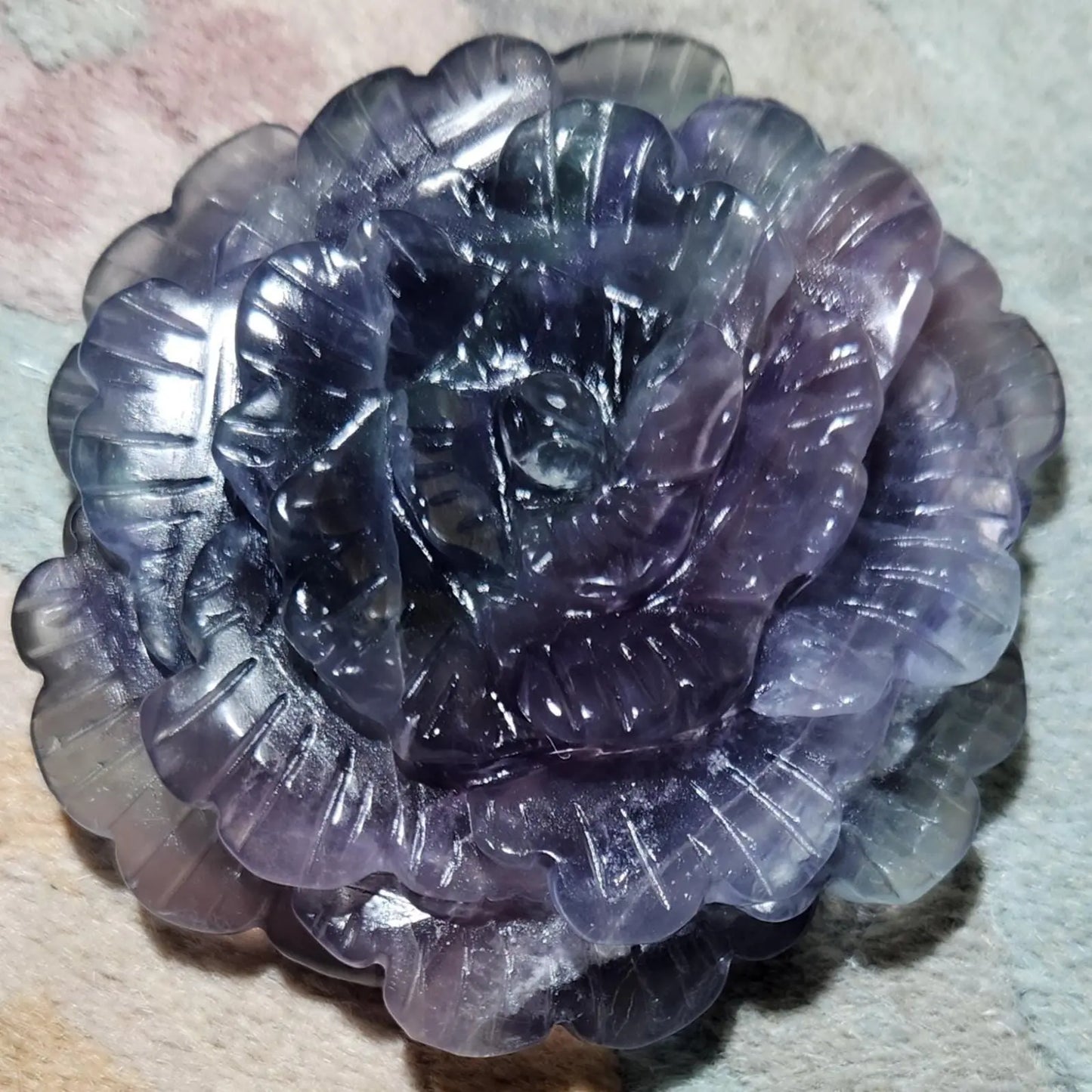 Peonies Crystal Carved Flowers, Heavy Paper Weight Decorative Pieces,  Fluorite, Mookaite, African Blood, Bloodstone, Howlite, Lepidolite Etsy