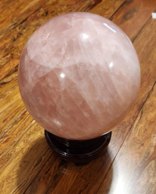 Hyaline Quartz Sphere, Large 6.5" Crystal Ball Etsy