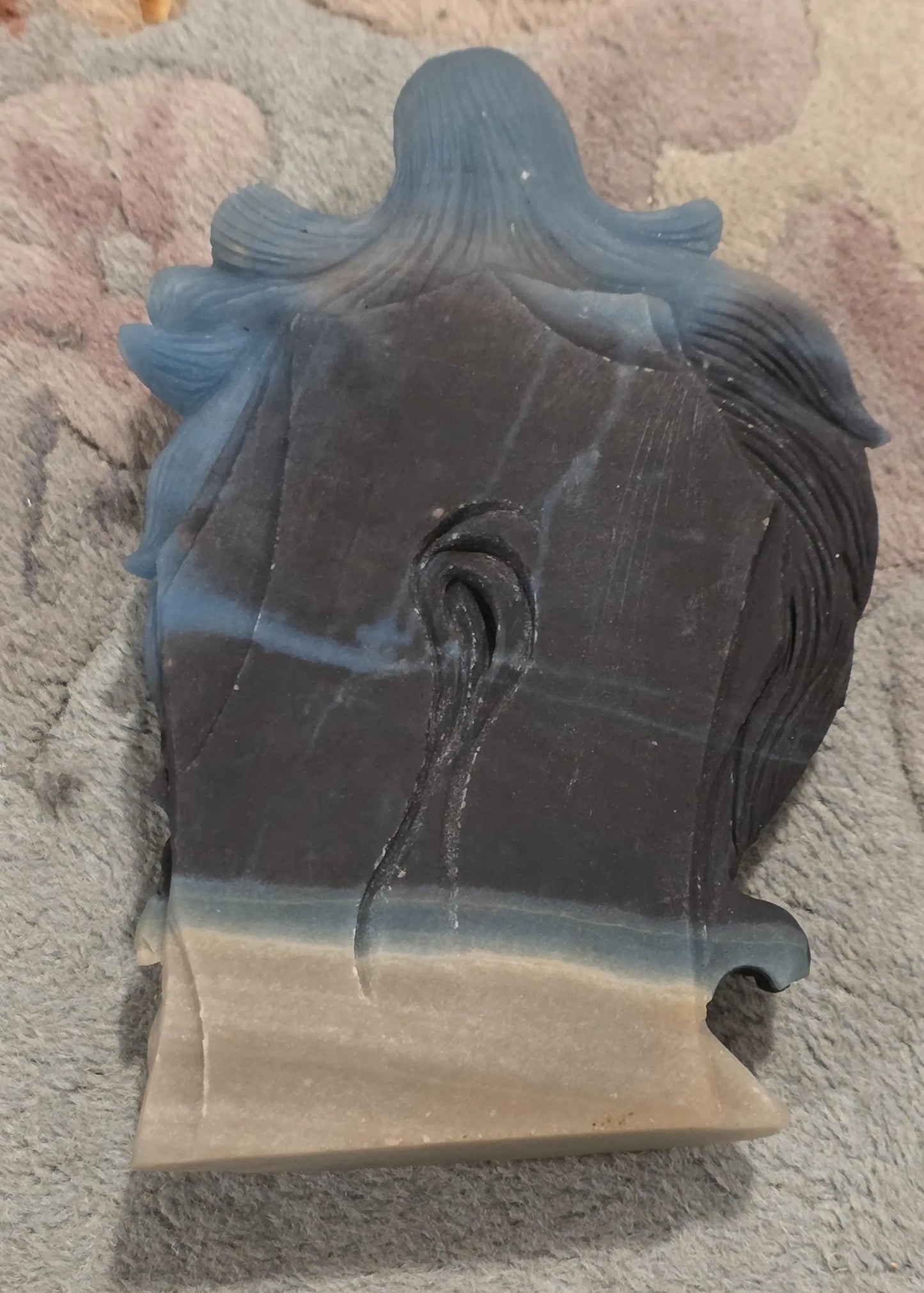 Trolleite Carved Mermaid Statue, Mediation, Third Eye Chakra , Amplification crystal Etsy