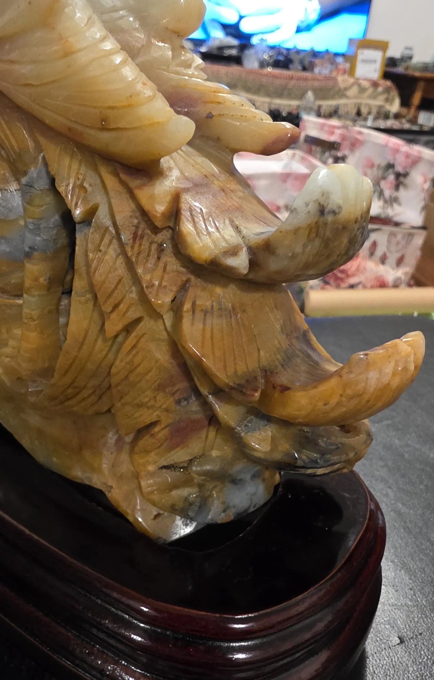 Stone Phoenix Carved Statue, Caribbean Calcite, Rebirth, Renew,Mythical Creature Etsy