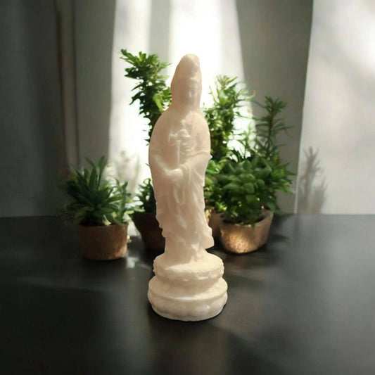 Carved White Jade Guanyin Goddess Etsy
