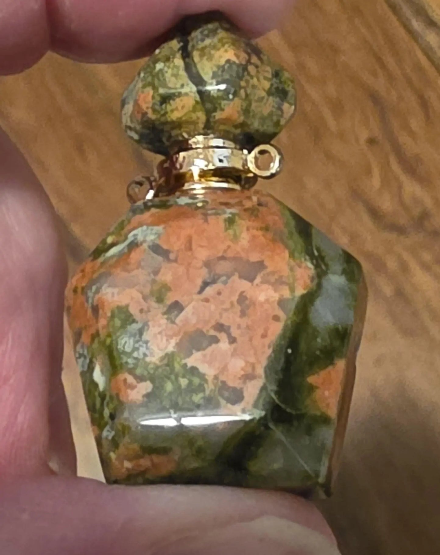 Semi-Precious Stone, Perfume Oil Bottles, Carved Crystal  Bottles, Tiny Crystal Container Etsy
