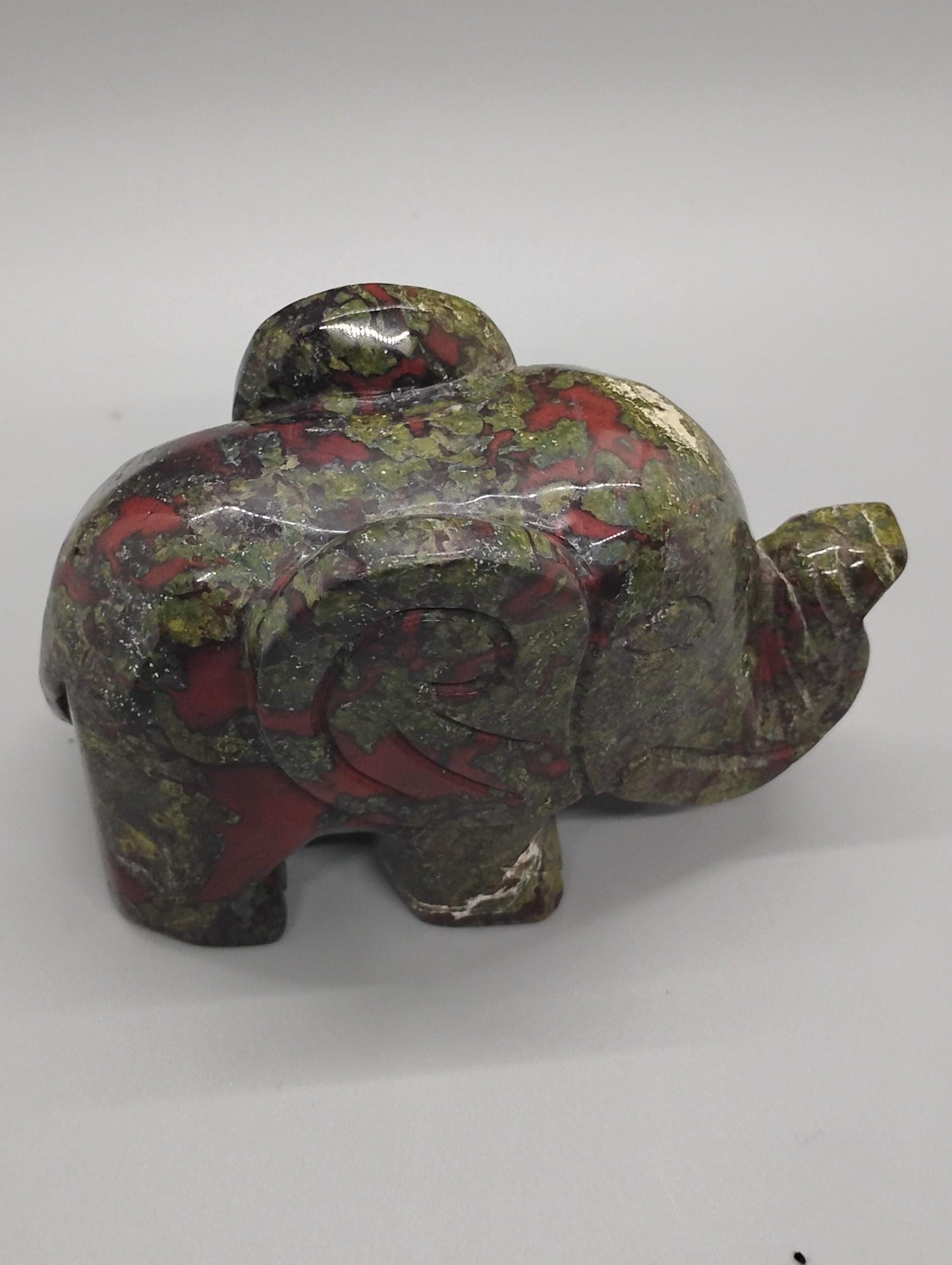 Dragons Blood Elephant Crystal Carving