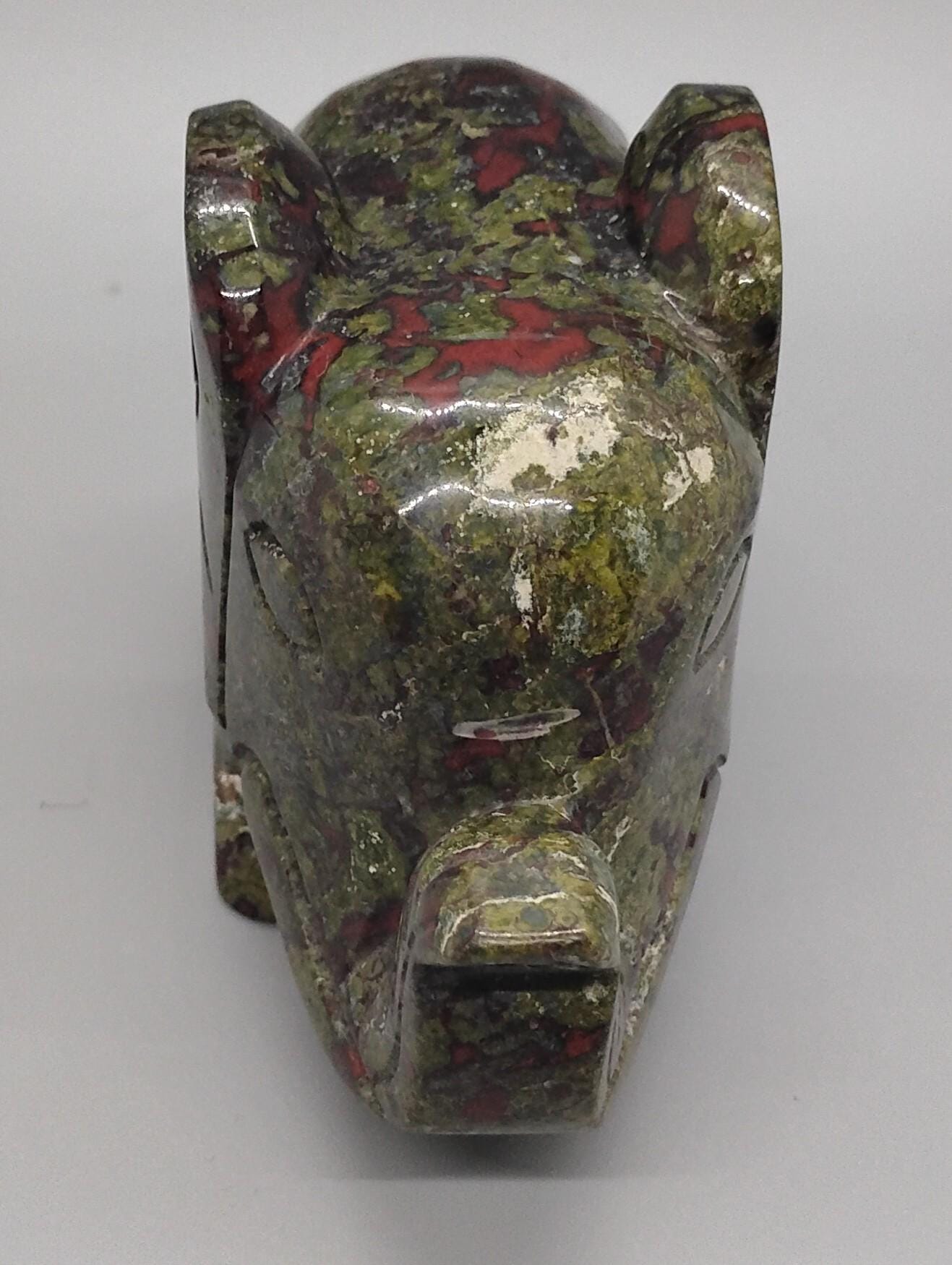 Dragons Blood Elephant Crystal Carving