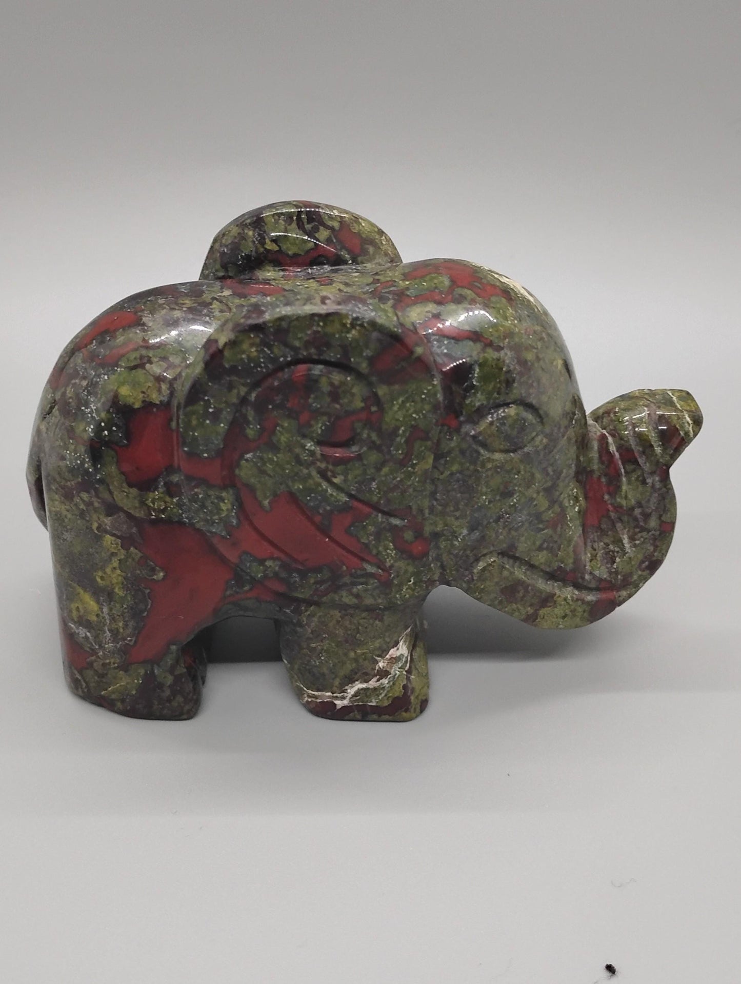 Dragons Blood Elephant Crystal Carving