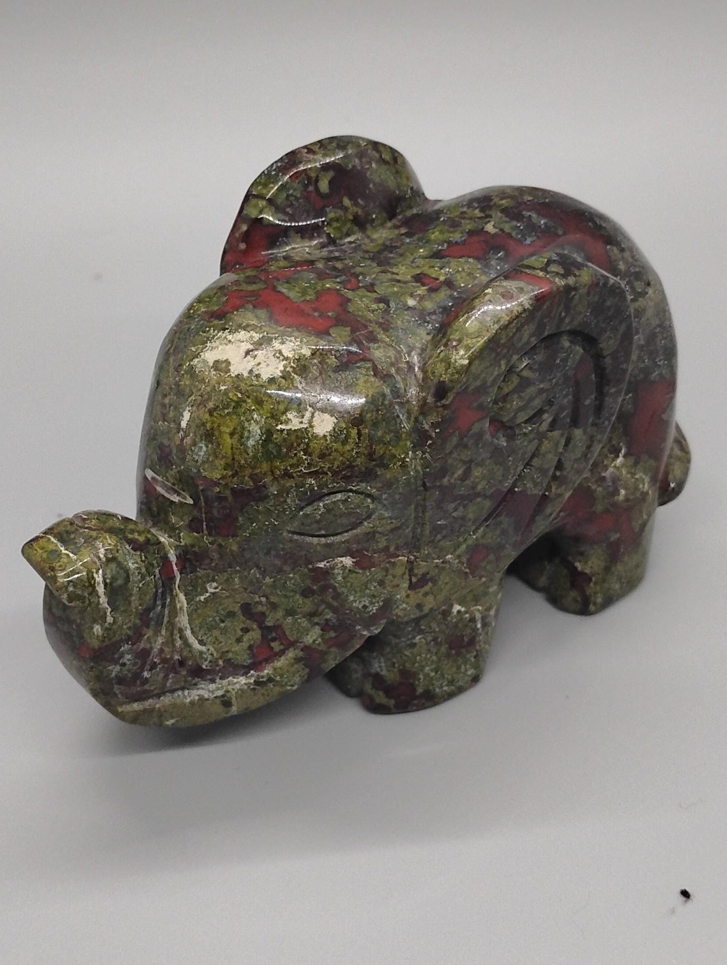 Dragons Blood Elephant Crystal Carving