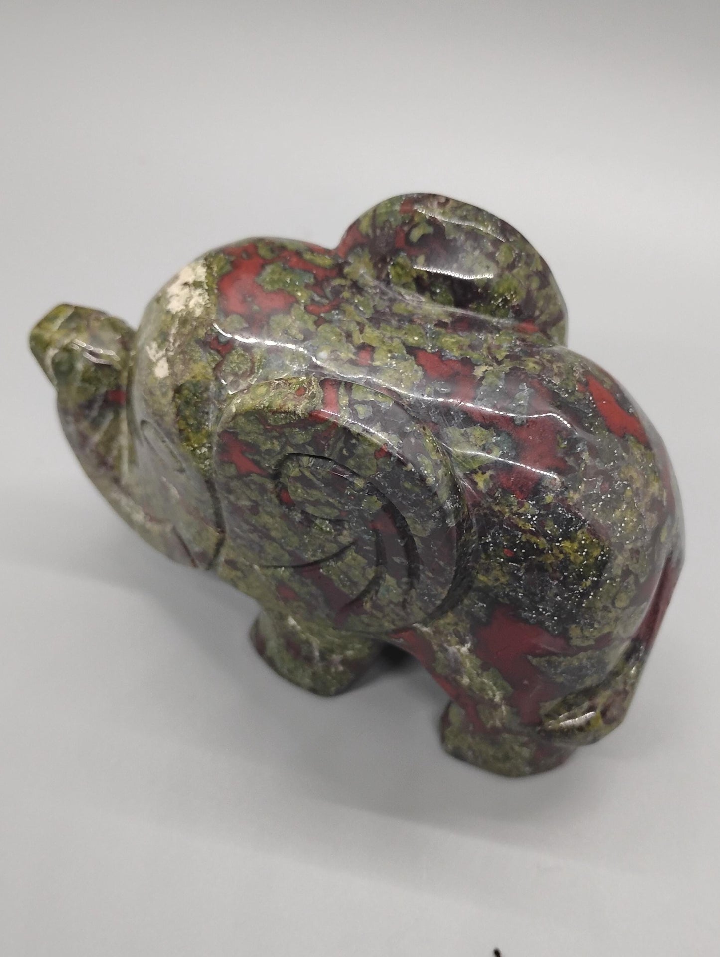 Dragons Blood Elephant Crystal Carving
