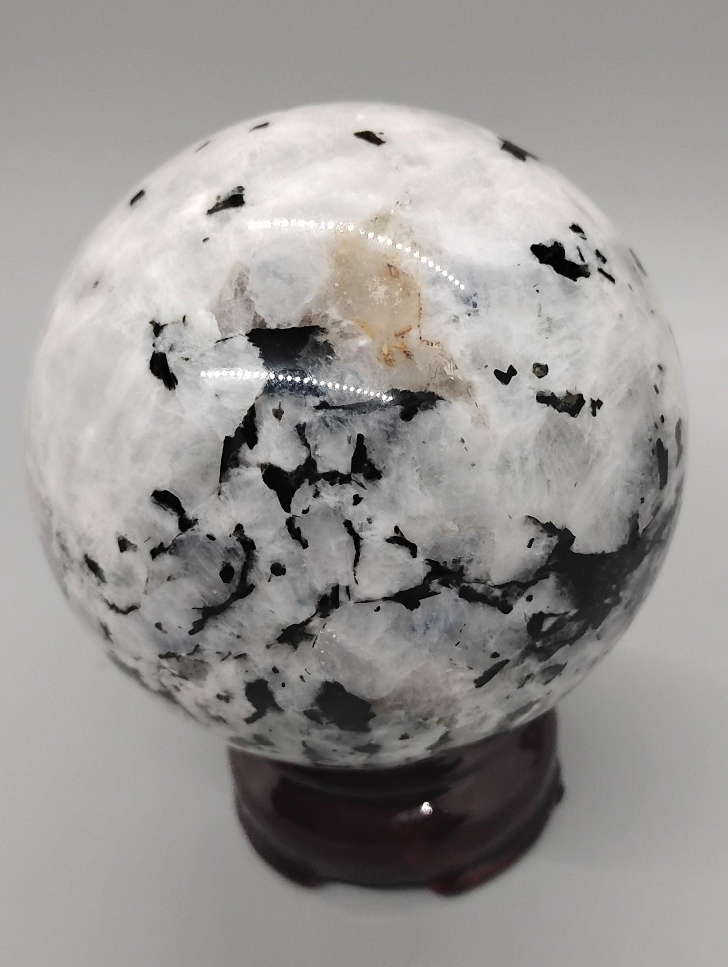 White Moonstone Sphere