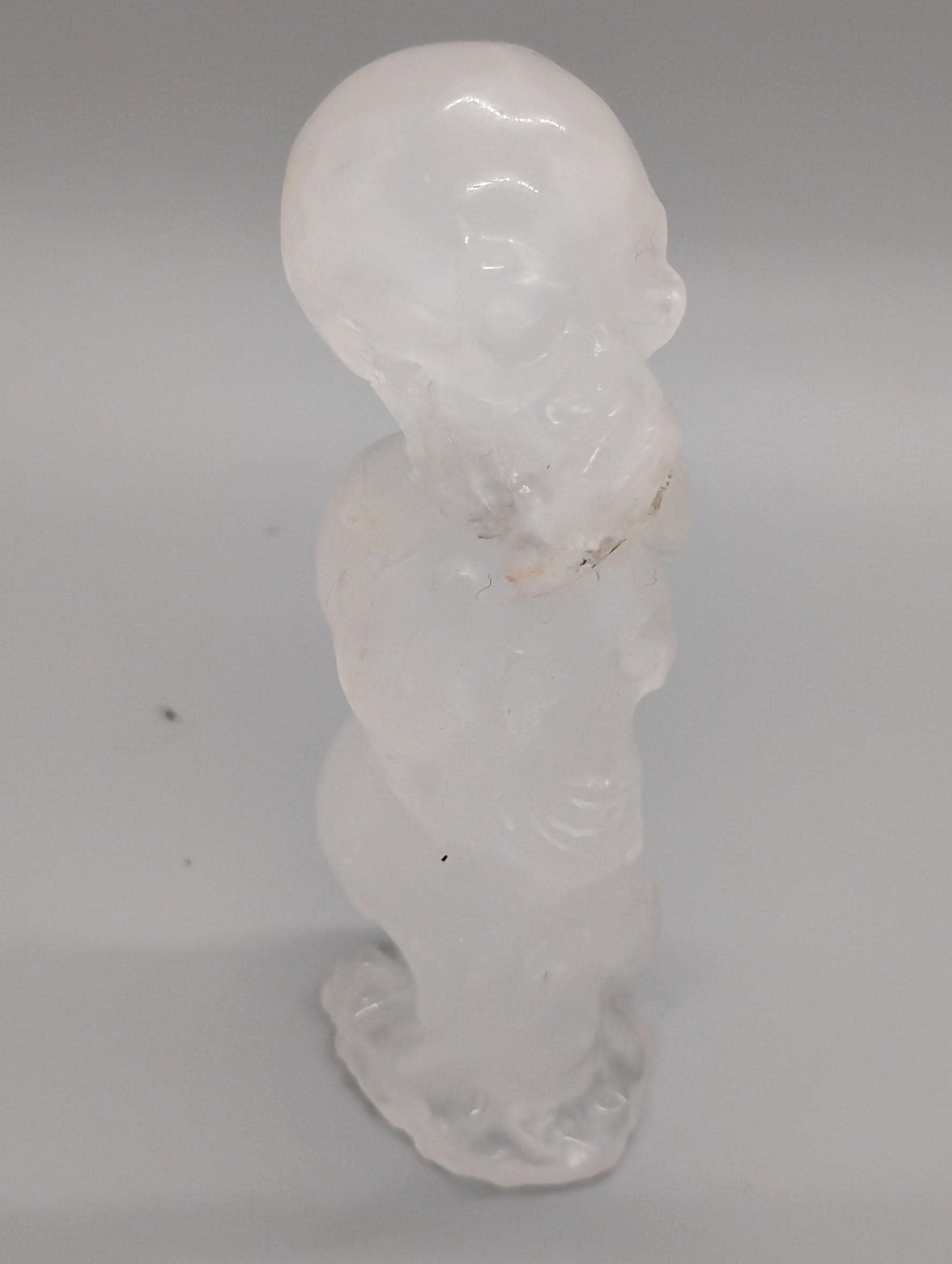 See No Evil Skull Crystal Ornament