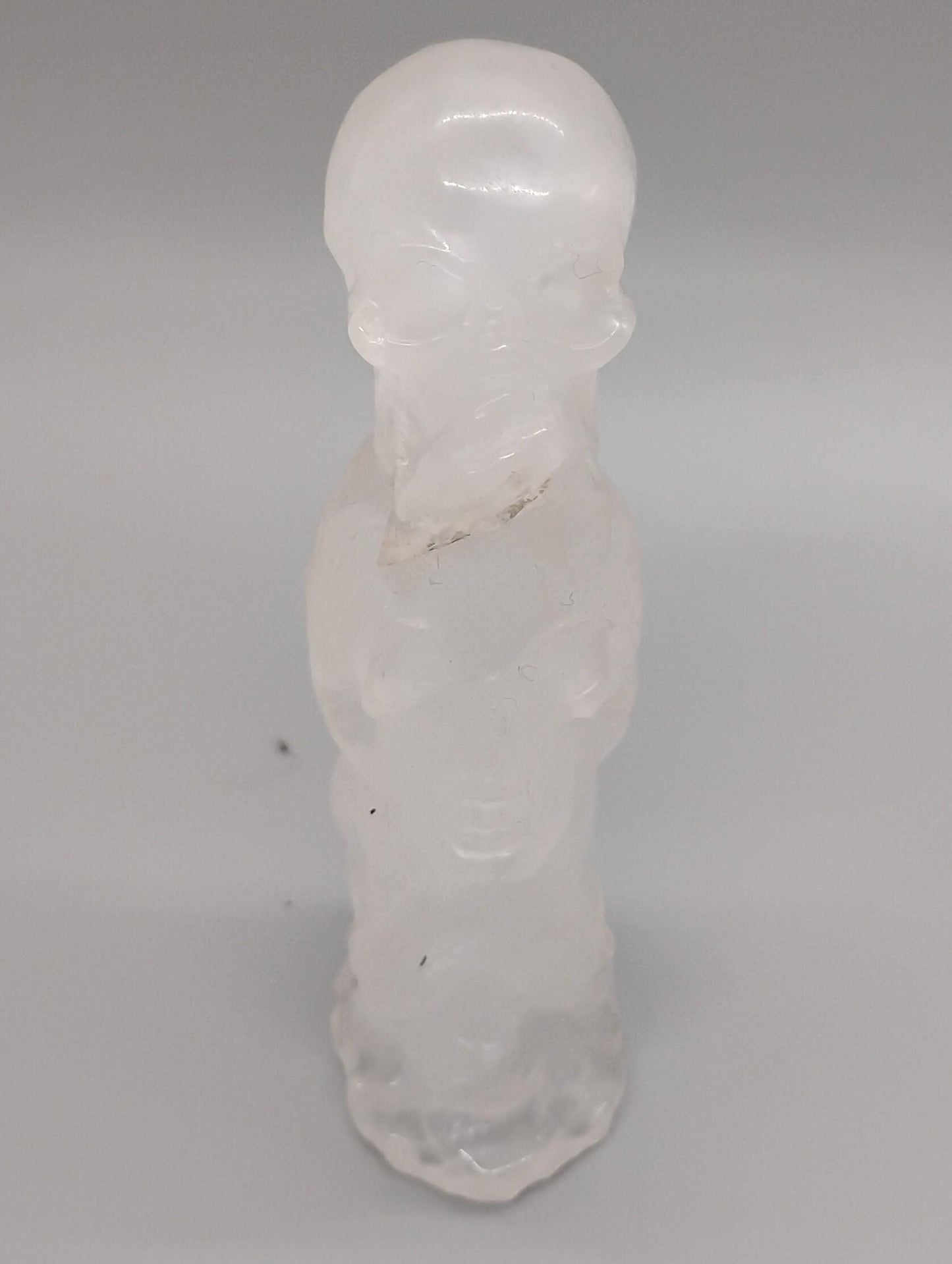 See No Evil Skull Crystal Ornament