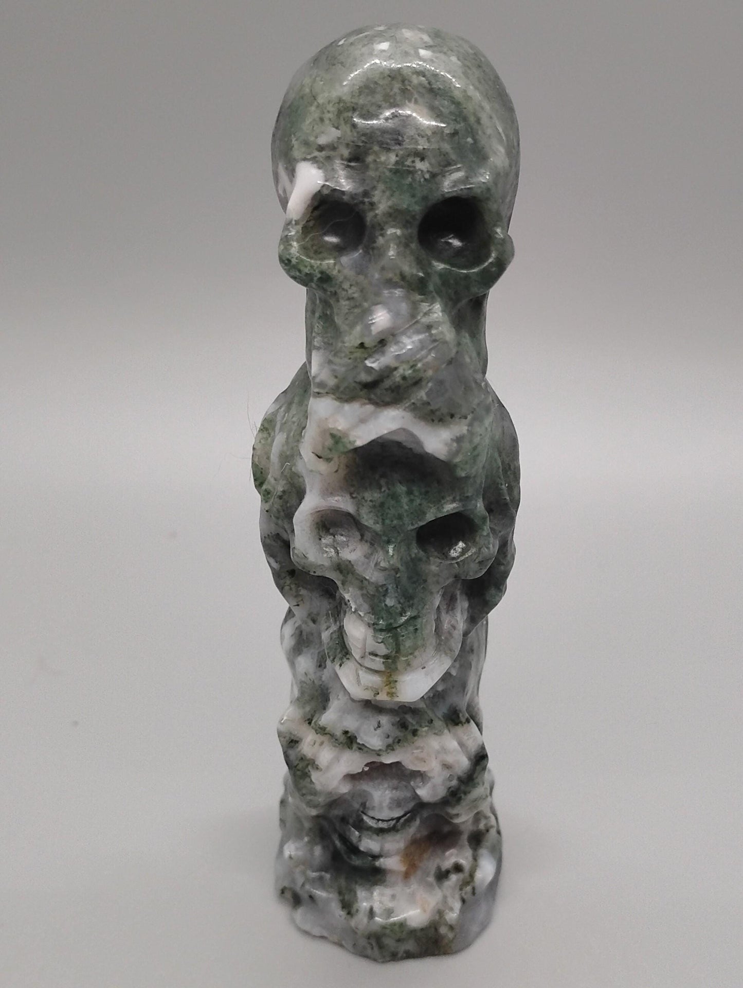 See No Evil Skull Crystal Ornament