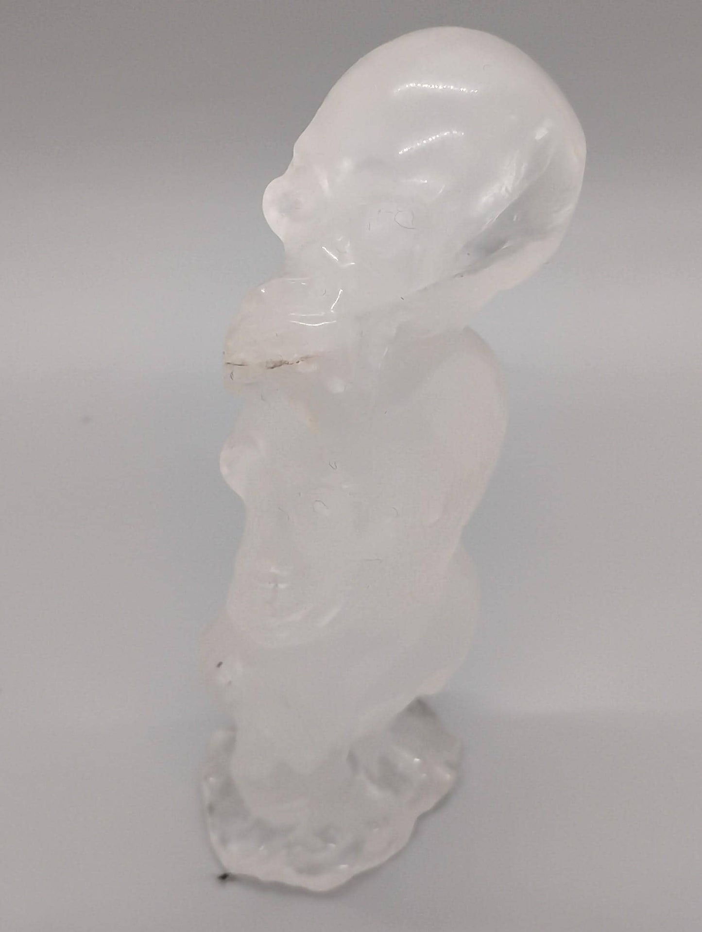 See No Evil Skull Crystal Ornament