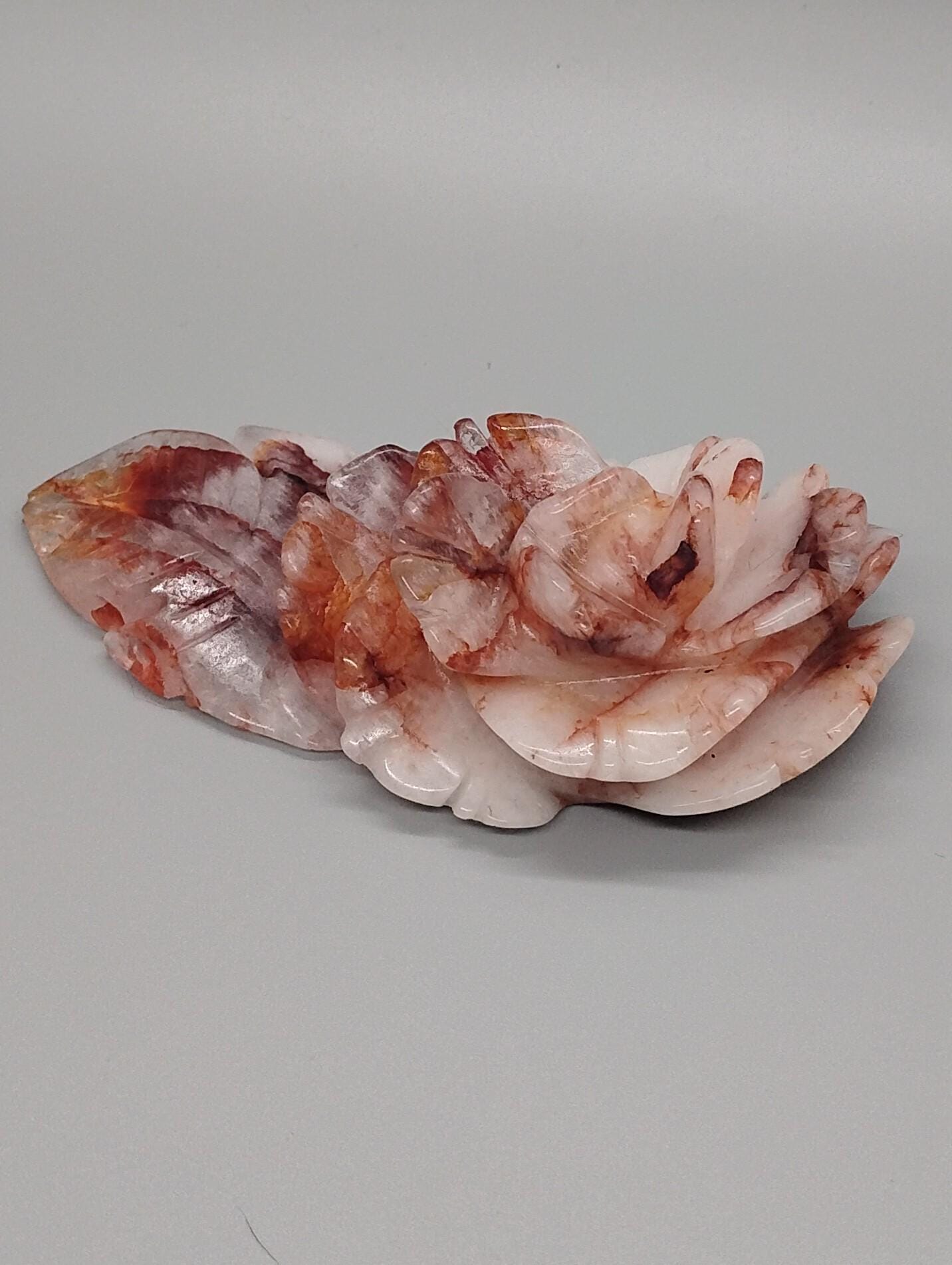 Natural Fire Quartz Roses