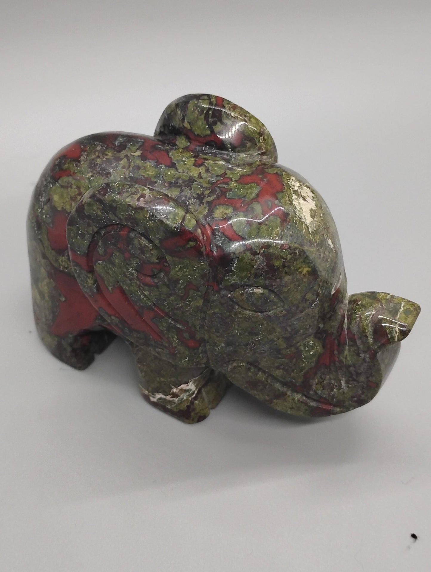 Dragons Blood Elephant Crystal Carving