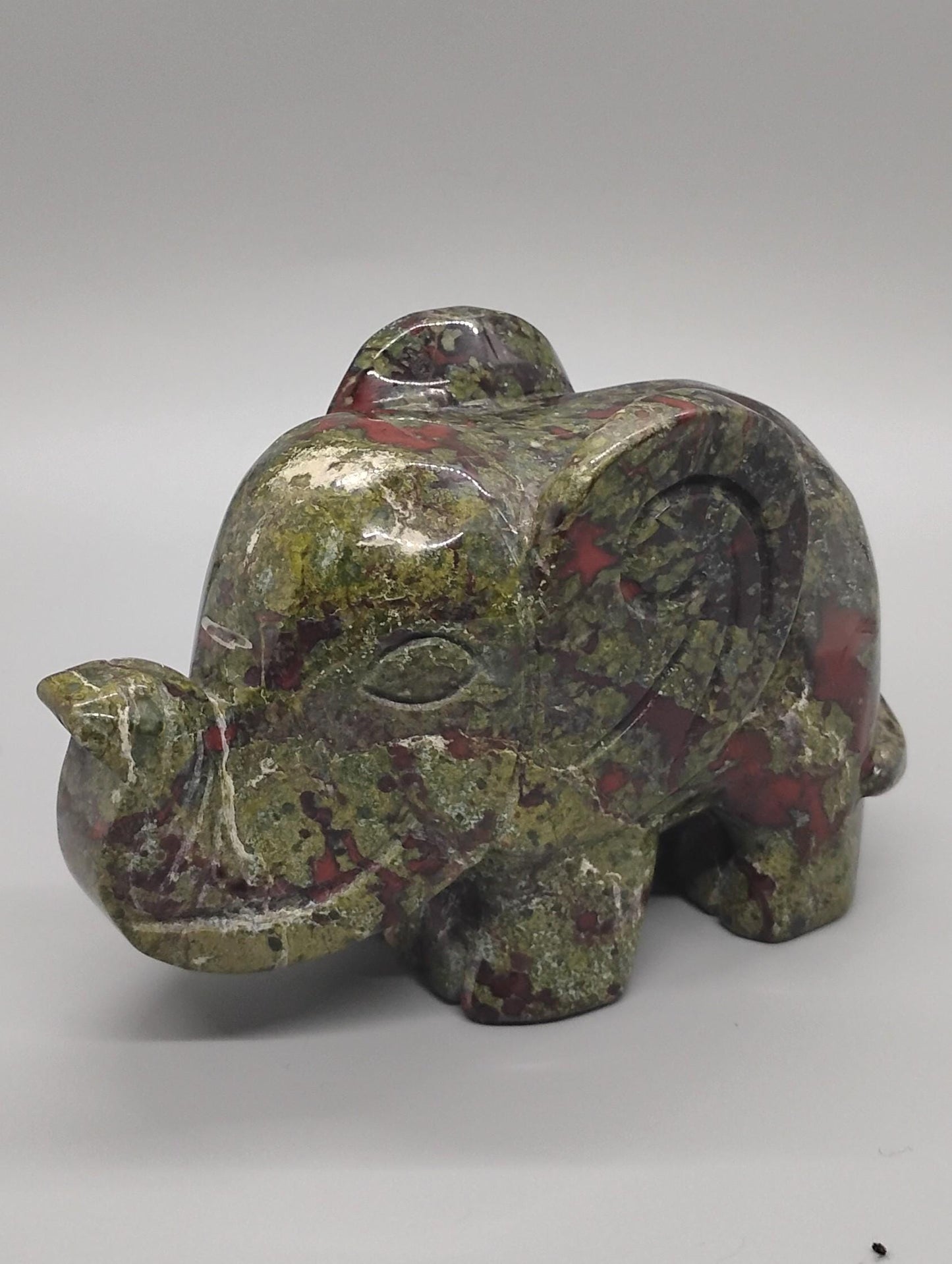 Dragons Blood Elephant Crystal Carving