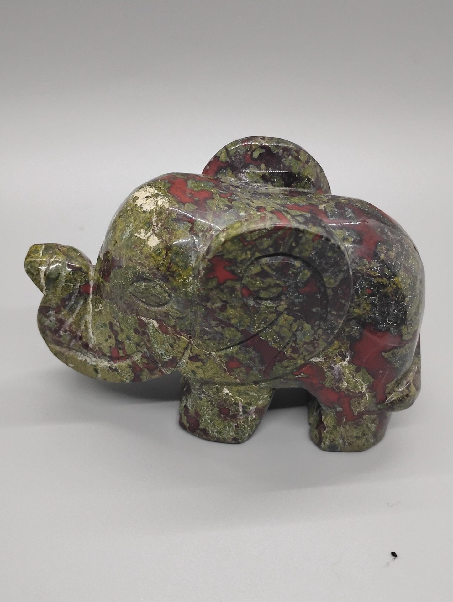Dragons Blood Elephant Crystal Carving