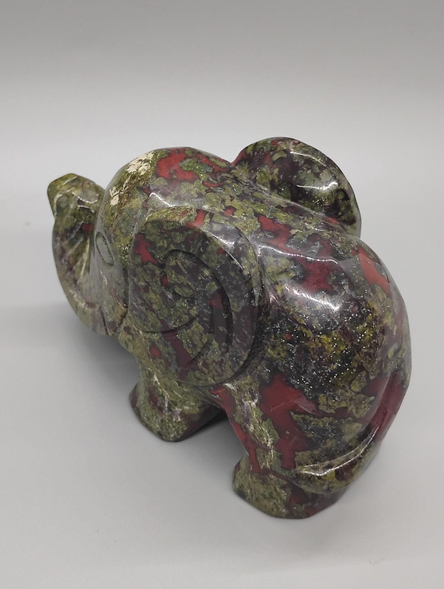 Dragons Blood Elephant Crystal Carving