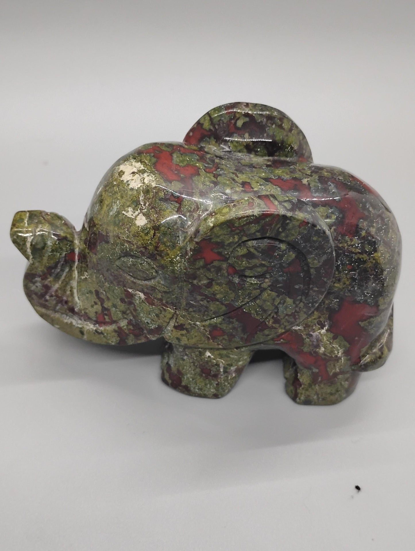 Dragons Blood Elephant Crystal Carving
