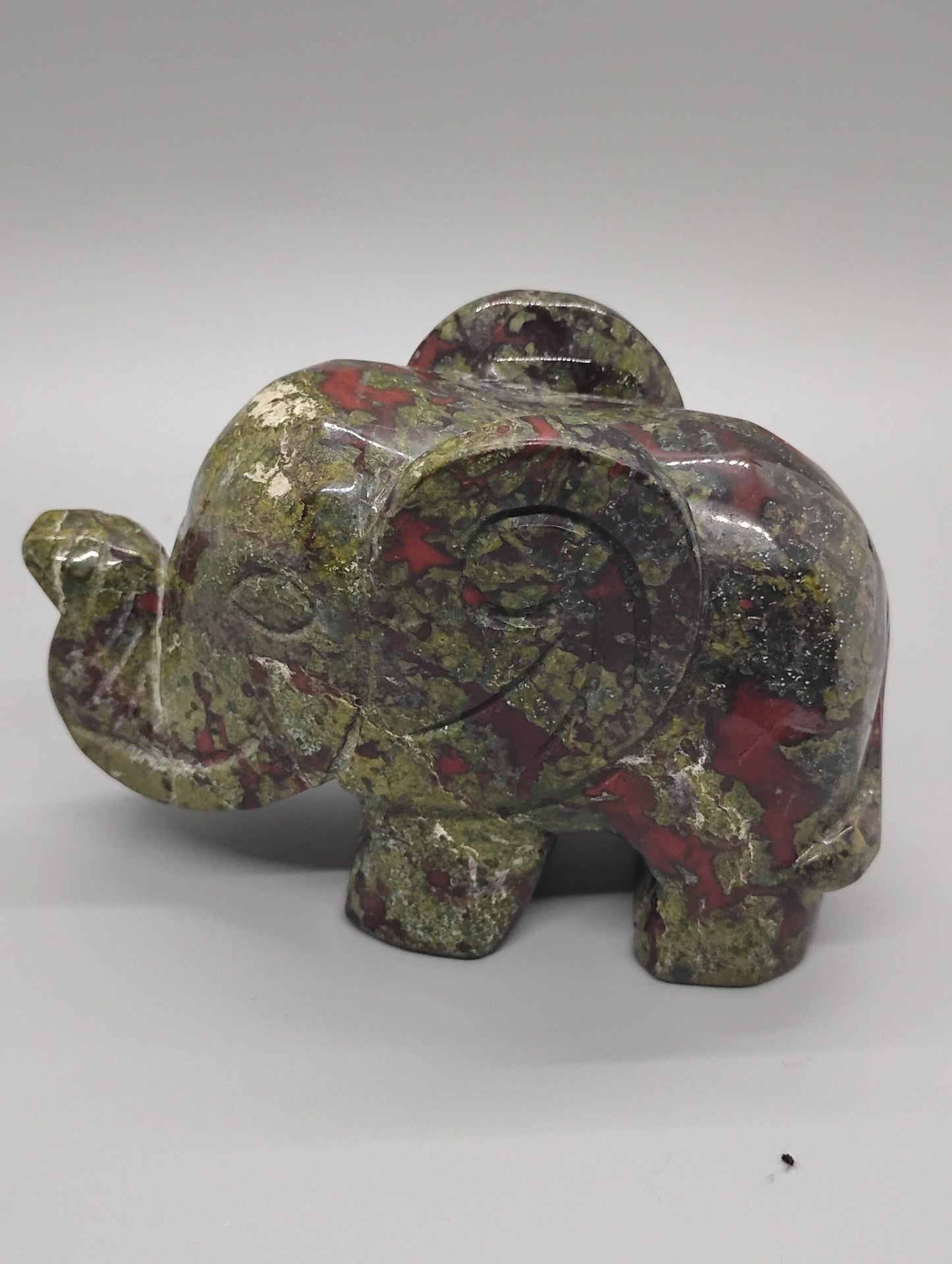 Dragons Blood Elephant Crystal Carving