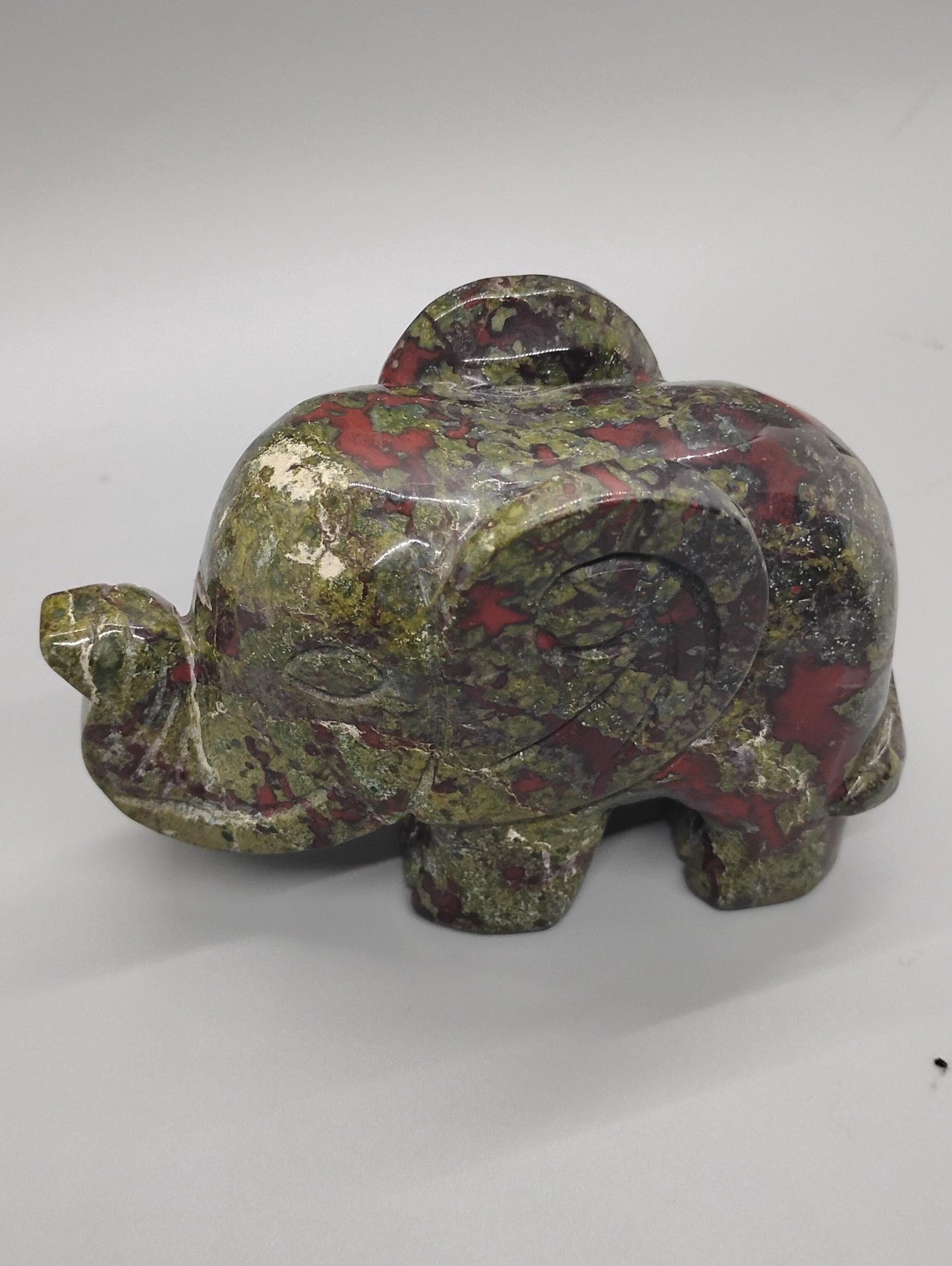 Dragons Blood Elephant Crystal Carving