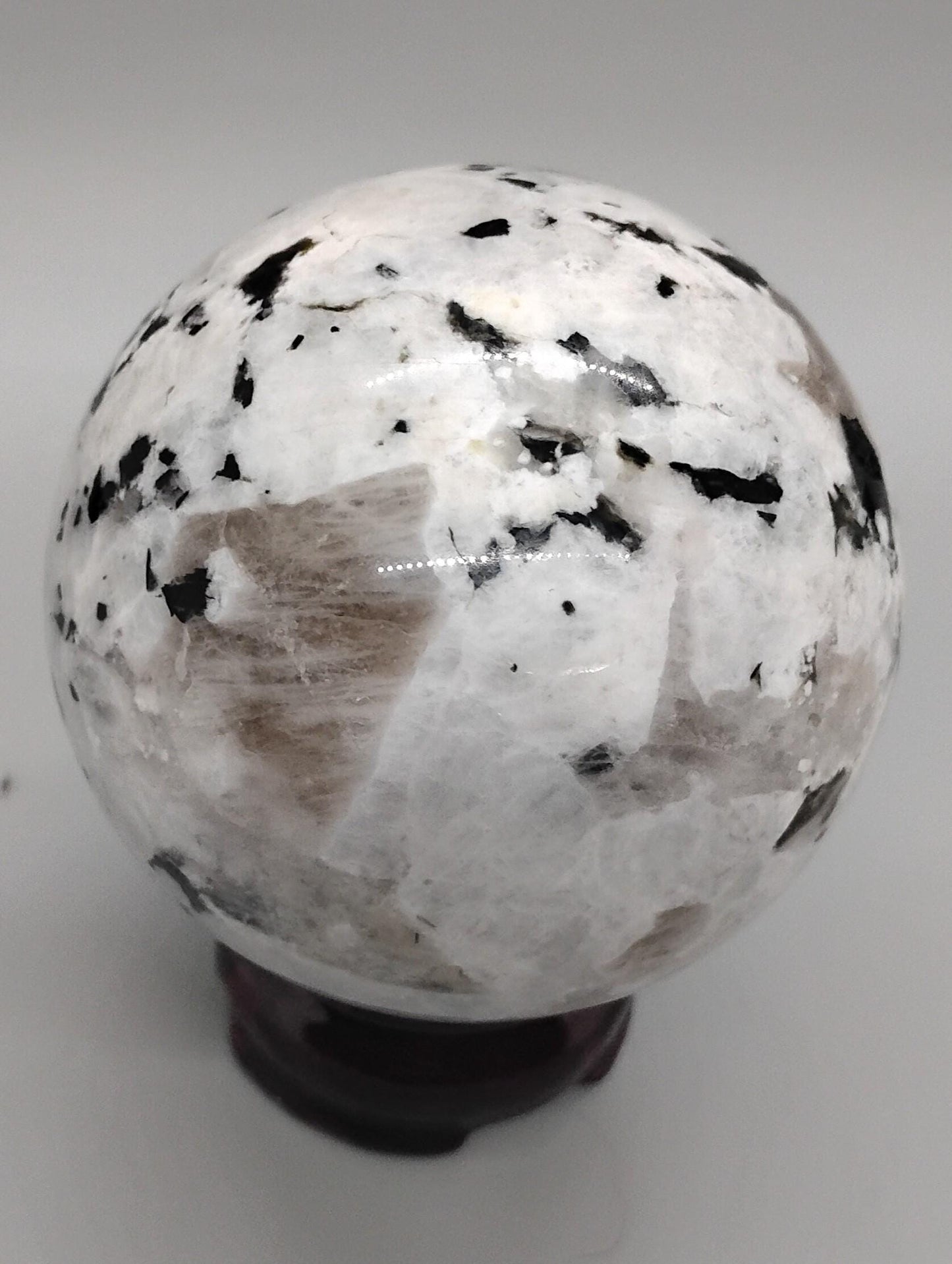 White Moonstone Sphere