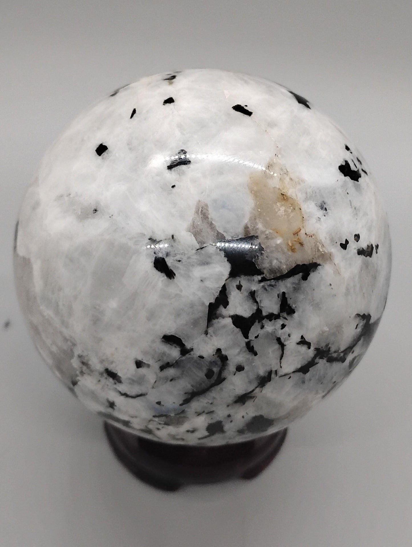White Moonstone Sphere