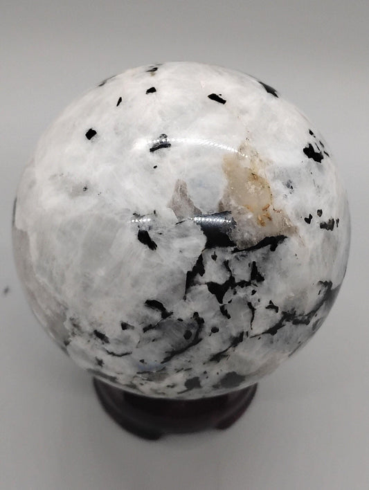 White Moonstone Sphere
