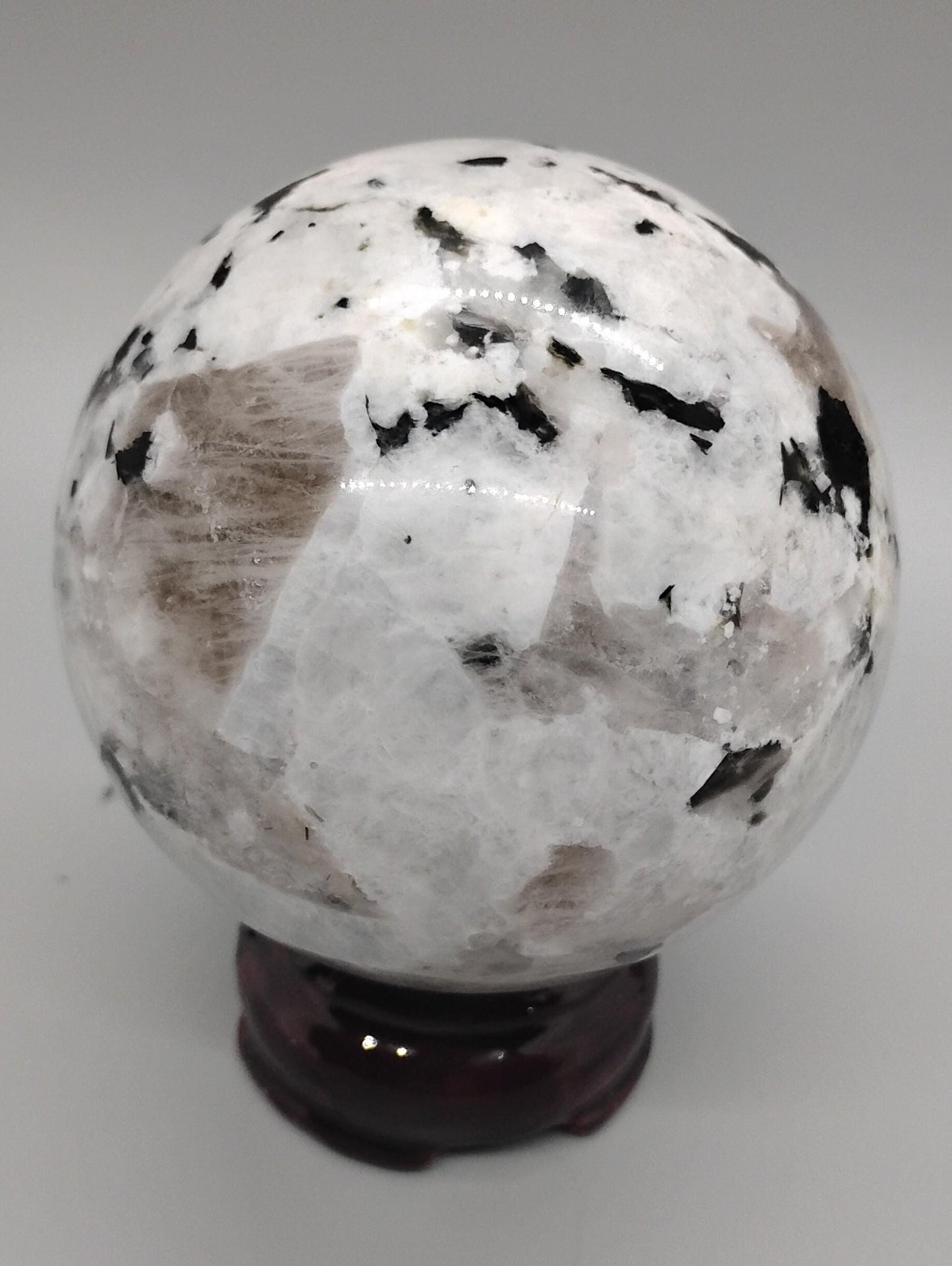 White Moonstone Sphere
