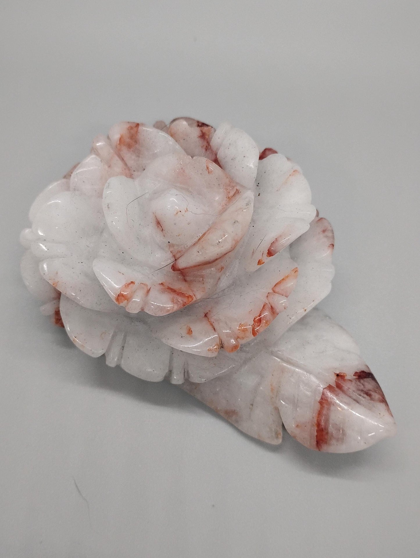 Natural Fire Quartz Roses