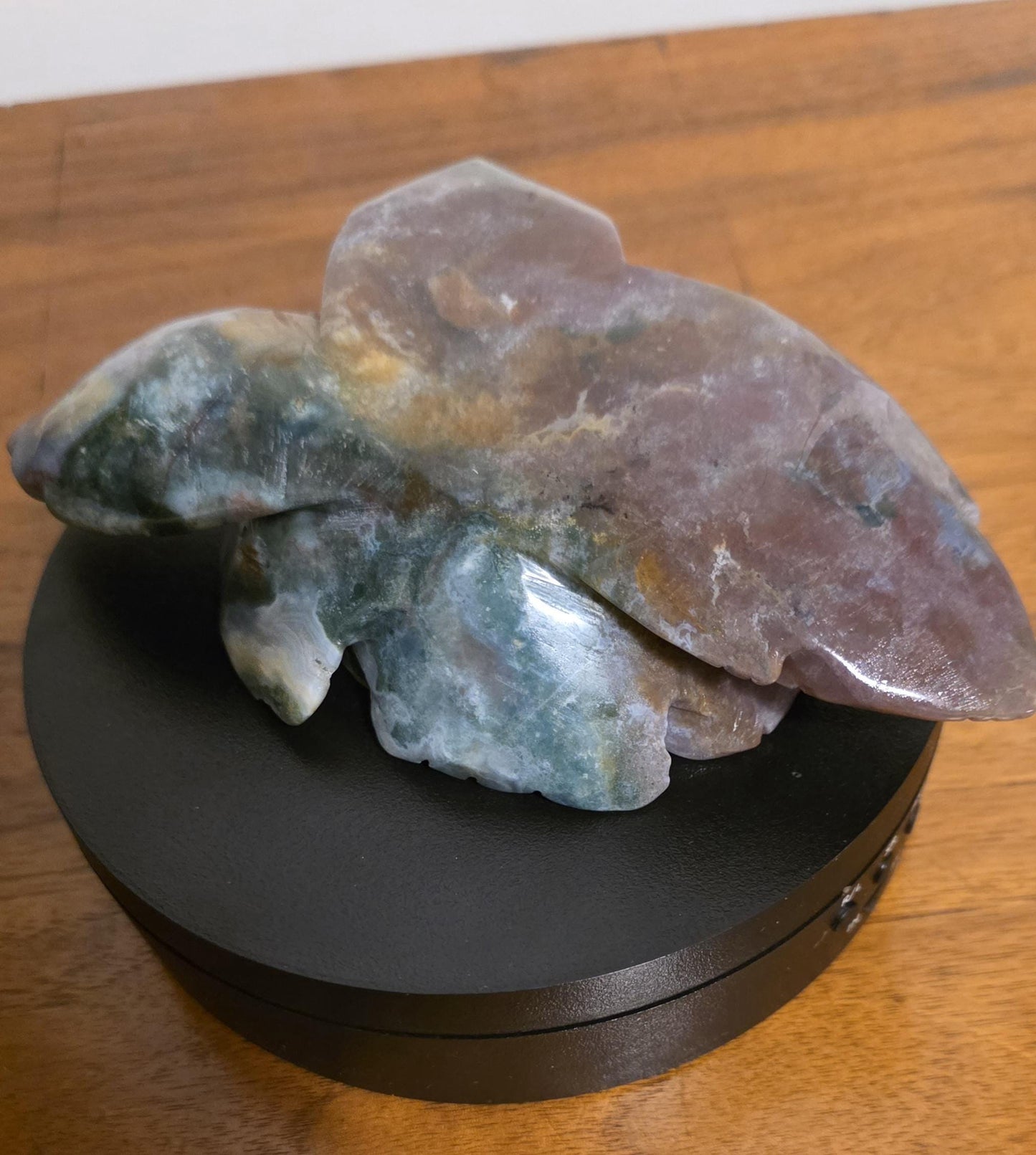 Ocean Jasper Carved Blooming  Rose